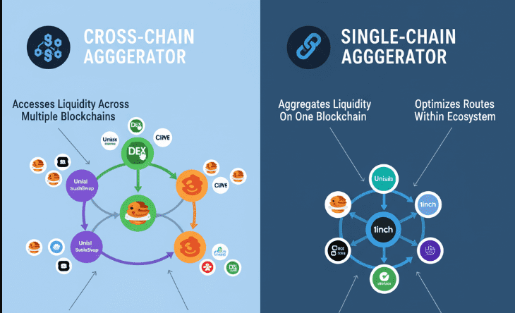 Cross-Chain Aggregator vs Single-Chain Aggregator: Key Differences Explained