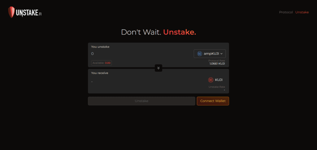 Step 7: Unstake Tokens (Optional)