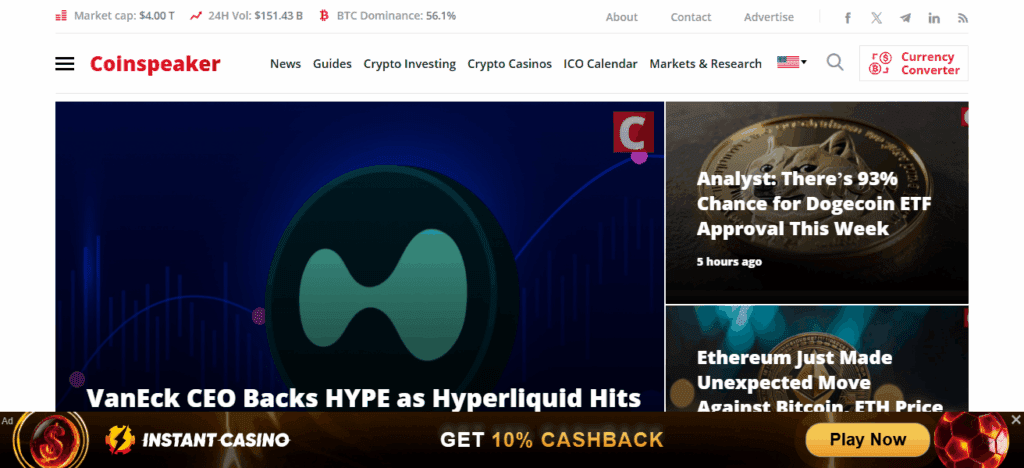 Coinspeaker PR