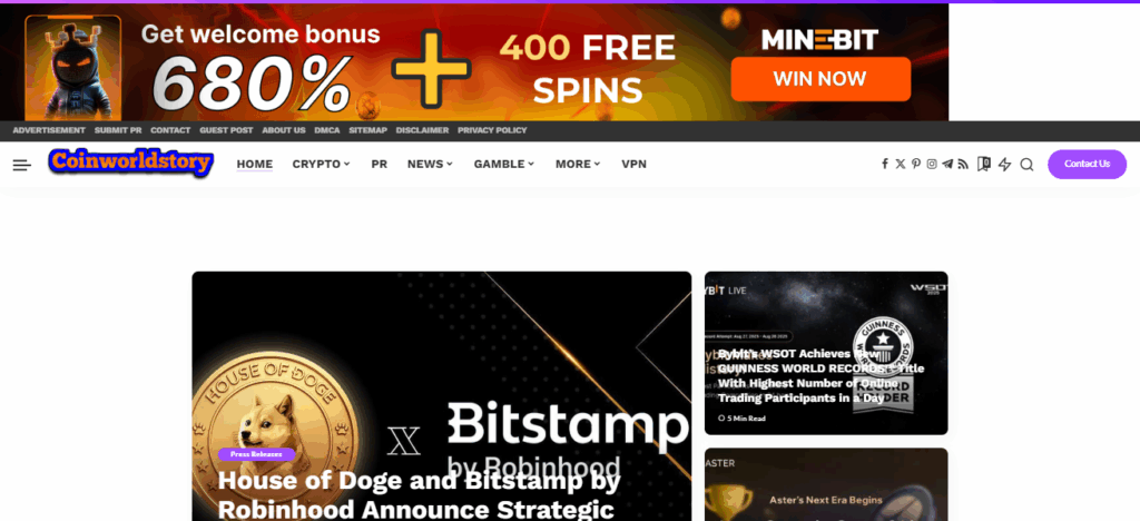 Coinworldstory PR